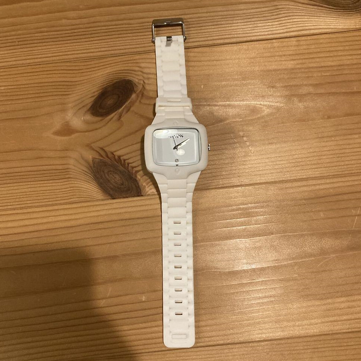 Nixon Watch The Rubber Player White | eBay