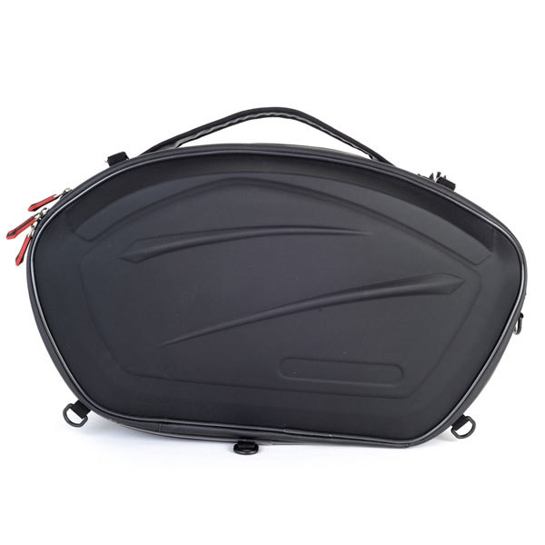 Sacoches cavalières Bagster West moto touring extensibles de 12 à 18L noires