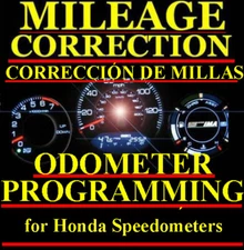 Honda Speedometer Instrument Gauge Cluster Mileage Odometer PROGRAMMING