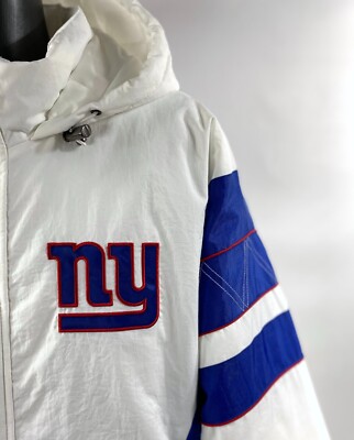 Giants Jacket New York Giants Starter Hooded Half Zip Pullover