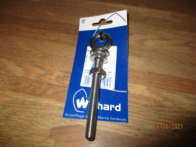 Wichard 6495 Eye Bolt Motorboot Augbügel 10 x 100 mm NEU