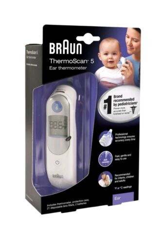 Braun Thermoscan Ear Thermometer withExacTemp Technology, Accurate Readings - Picture 1 of 3