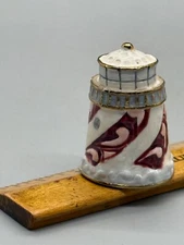 Jim Shore Heartwood Creek Lighthouse Thimble Enameled Metal 2010