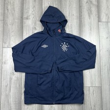 Glasgow Rangers Football Club Retro Umbro Tennants Full Zip Jacket Size Medium