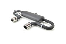 Sportauspuff Endschalld&auml;mpfer f&uuml;r Audi TT 8J 2006-2014 Racing Look 90mm ABE