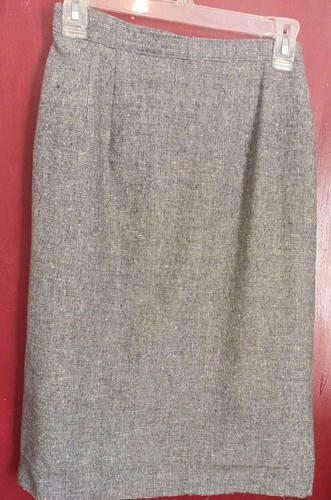 Vintage Pendleton Wool Skirt Wrap Sz 8 And Jacket Blazer W/ Belt Sz 10 Gray - Picture 7 of 12