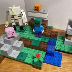 🔥LEGO Minecraft 21123 THE IRON GOLEM  & 21153 The Wool Farm