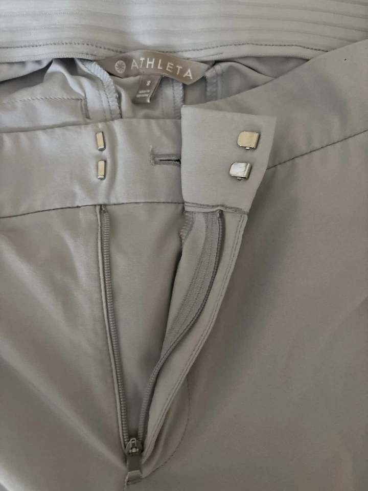 Pantalón Athleta 8 Brooklyn Pierna Ancha Recortado Ligero Deportivo Pantalones Atletismo Foto 4 de 4