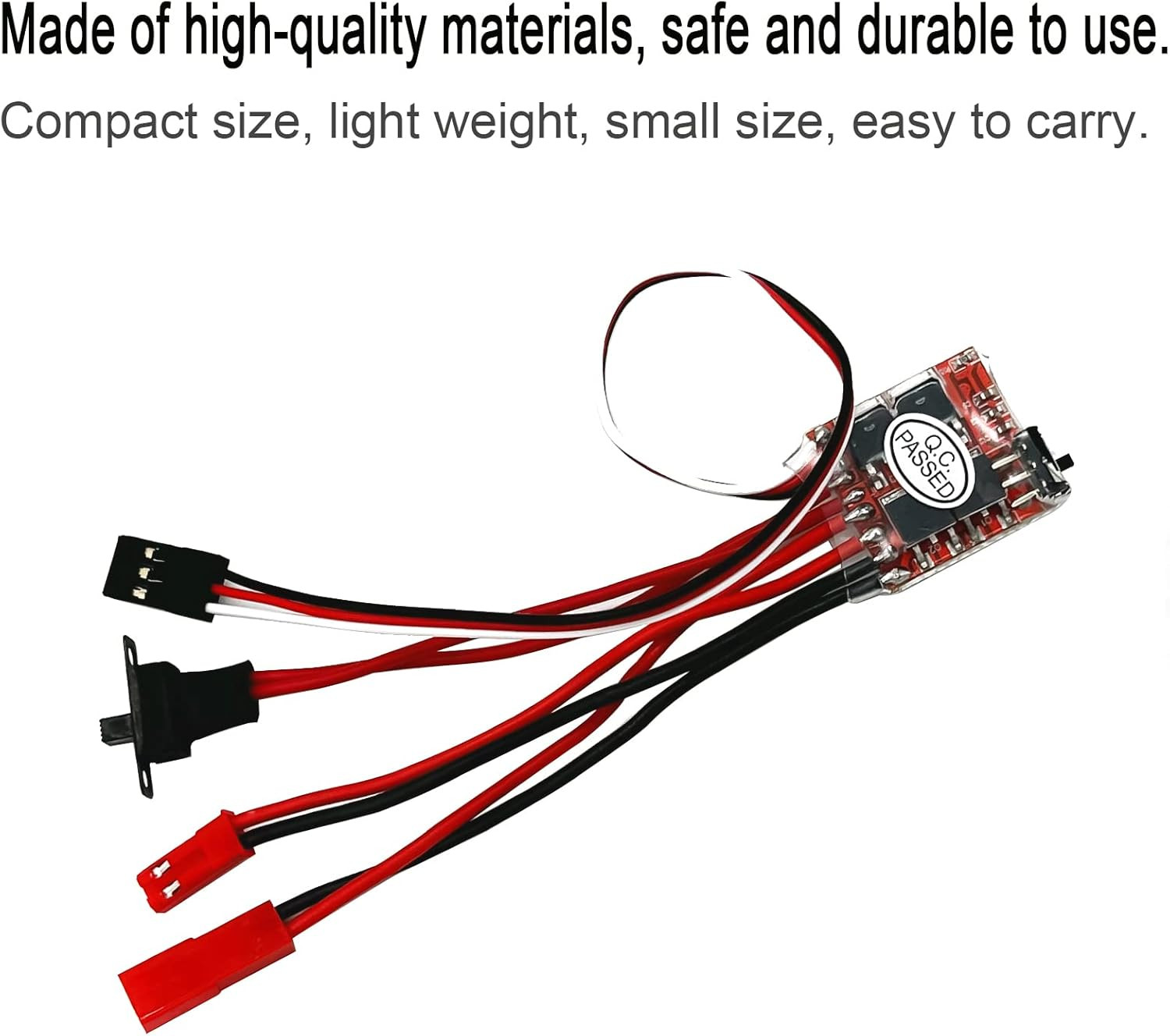 30A ESC Brushed Electronic Speed Controller with Brake for DIY Mini RC Car or Bo