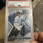 2023 TOPPS XPECTATIONS 36 AARON JUDGE CRACKLE 28/75 PSA 10