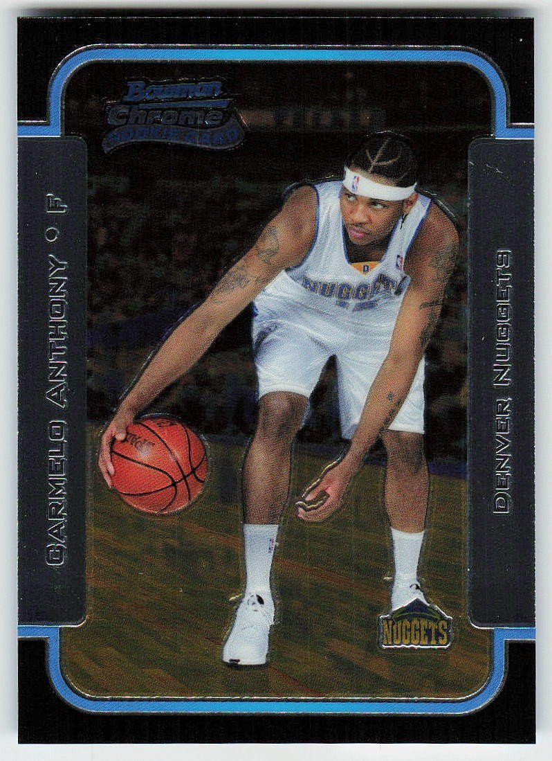 2003-04 Bowman #140 Carmelo Anthony BASKETBALL Denver Nuggets