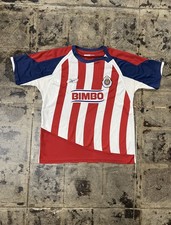 Chivas Guadalajara Reebok Jersey Home 2007/08 Bimbo Sponsor Men’s Size L