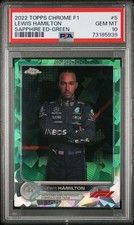 2020 Topps Chrome Sapphire Edition Formula 1 Racing Cards Checklist & Odds 31