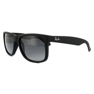 Ray-Ban Justin RB4165   Schwarz Matt / Grau Verlauf 622/T3 5652 Neu & OVP