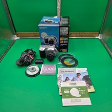 Sony Mavica Digital Camera MVC-CD250 w Cable/Disks w OG Box POWERS ON UNTESTED