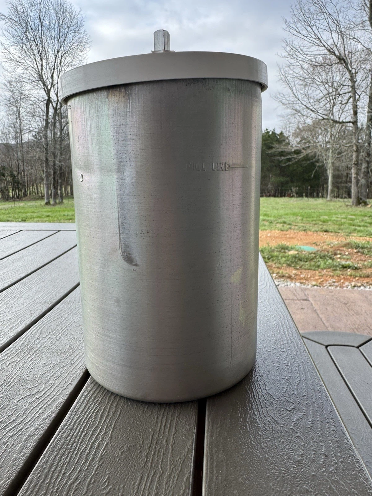 Rival Ice Cream Canister W/Lid and Paddle 4qt Replacement Parts Only