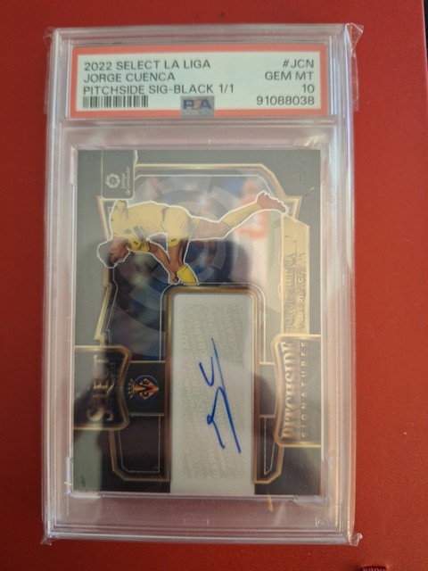 Jorge Cuenca 1/1 One Of One Auto Panini Villarreal Fulham Spain
