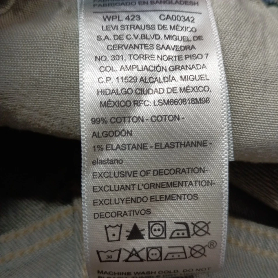 Pantalones Cortos Levi Strauss Signature Para Hombre 40 Azul Clásico Confort Flex Denim Relajado  Foto 3 de 4