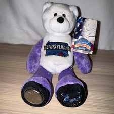 Limited Treasures Coin Bear, PENNSYLVANIA W/ State Quarter, Collect All 50 {MM}