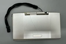 (Broken hinges/defective) Nintendo DS NTR-001 Handheld system console silver