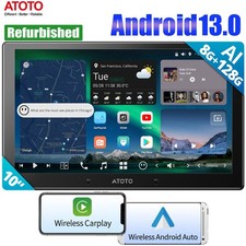ATOTO X10 10.1" Touchscreen Car Stereo Digital Media Receiver Android 13 8G+128G