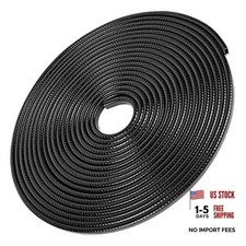 16.4 Ft 5M Car Door Edge Guards U Shape Edge Trim Rubber Seal 16.4FT Black