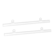 MECCANIXITY PVC Poster Hanger Rail Strip Bar 25cm/10inch Clear 10 inch,