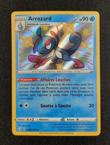 Carte Pokémon : Arrozard Shiny Secrète 2021 Destinées Radieuses SV026/SV122 NM 