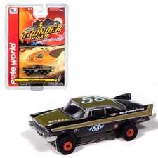 SC423-4BLK Auto World Thunderjet 1958 Plymouth Fury HO Scale Slot Car