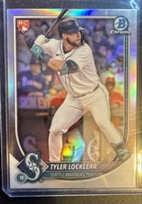 2025 Bowman - Rookie Red RC Variation Tyler Locklear #93 Sp Rookie Red Rc Chrome