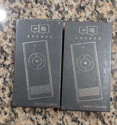Two Enence Instant Two Way Translator Personal Language Assistant New Sealed