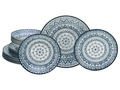CreaTable Mexico Tellerset 18-tlg (Blue)