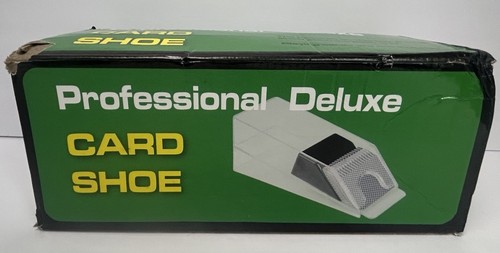 Professional Deluxe Card Shoe For Card Games Holds 6 Packs