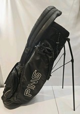 Ping Hoofer Xtreme Carry Black Golf Stand Bag 8-Way Club Divider. Please READ