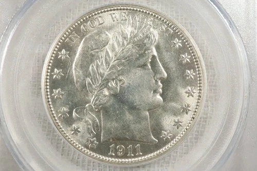 1911-P Barber Half Dollar — photo from the most recent tracked eBay sale