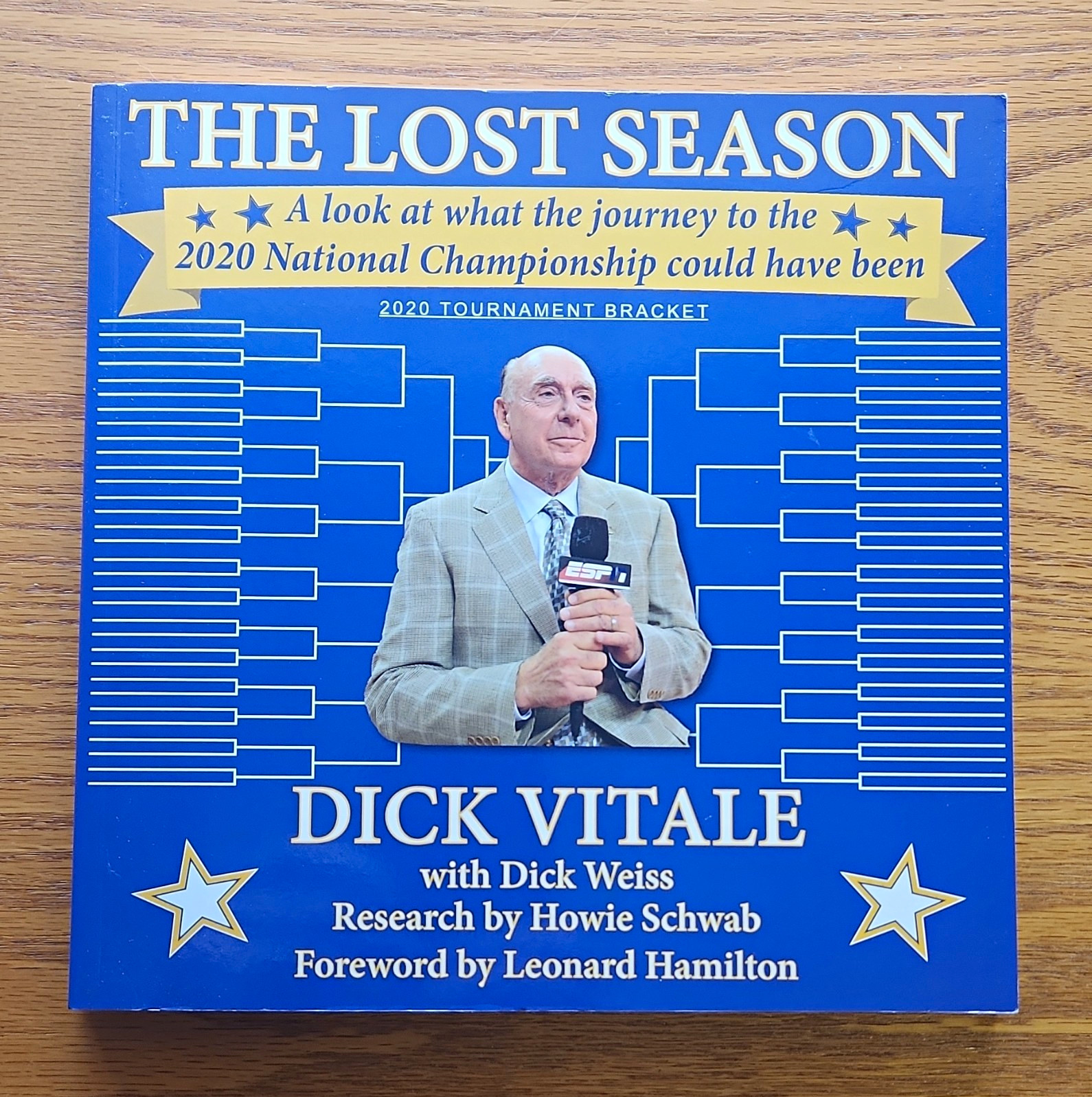Dick Vitale The Lost Season Signed/Inscribed (HOF 08) 2020 Basketball Nonfiction