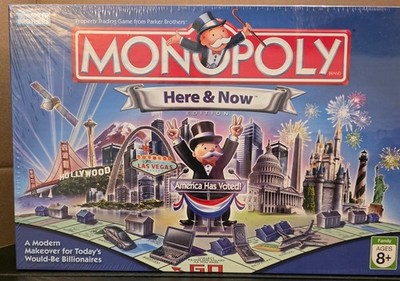 Monopoly Here & Now Edition Board Game (America Has Voted)