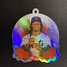 2025 Topps Holiday - Oversized Ornaments Die-Cuts Luisangel Acuna #OO-3 (RC)