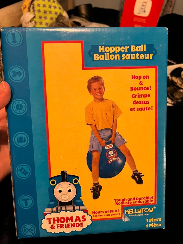 Thomas & Friends Hopper Ball-Brand New in Box Thomas The Train Kellytoy 2007