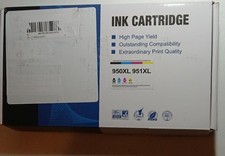 950XL 951XL Compatible Ink Cartridge Set 5-Pack High-Yield for HP OfficeJet Pro