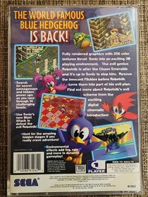 Sonic 3D Blast (Sega Saturn, 1996) Used Great Condition, manual, case, and disc