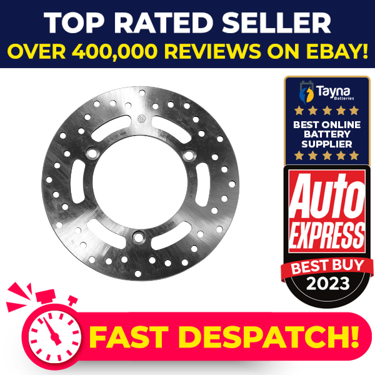 Motorcycle Brake Disc 68B407M1 Brembo Genuine Top Quality Guaranteed New