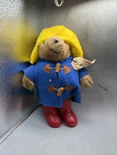 VTG 1988 Eden Paddington Bear Musical Stuffed Animal Plush Toy Korea