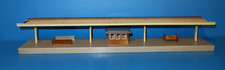 50erJahre Märklin H0 Blech Bahnsteig 423/2 ohne Fahrplantafel 51cm   #8907