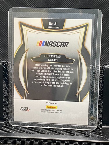 Christian Eckes 2025 Select Racing - Prizm tricolore - tribuna #31 - Foto 2 di 2