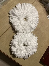 360 Spin Mop Refill Head White NEW Replacement Microfiber Cleaner