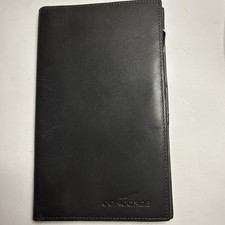 CONCORDE British Airways Grey Leather Wallet / Case With Pen