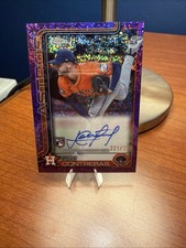 Luis Contreras Auto Topps Chrome 2025 221/299 Houston Astros
