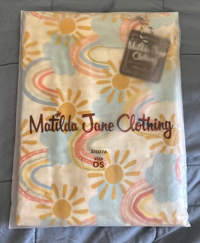 Coperta bambino Matilda Jane 44” X 44” Dream Chasers Rainbow Sun nuova con scatola sigillata - Foto 1 di 5