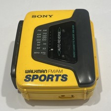 Vintage Sony Sports FM/AM Radio Cassette Walkman WM-AF59 Needs Repair Read 